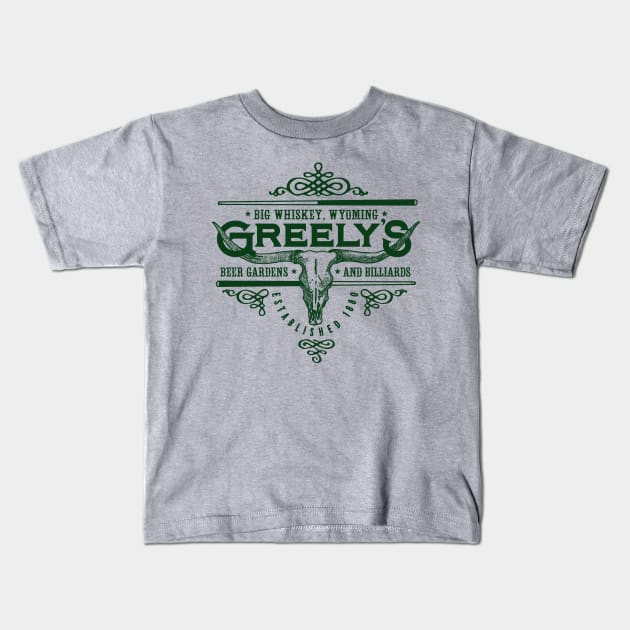 Greely's Kids T-Shirt by MindsparkCreative